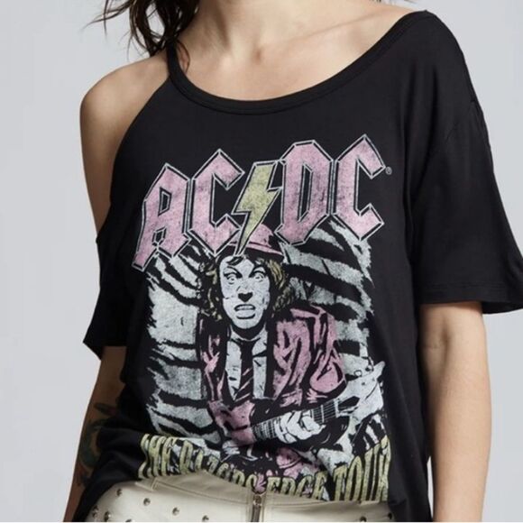 Recycled Karma AC/DC Tee/T-Shirt - XS - NWT - Picture 1 of 4